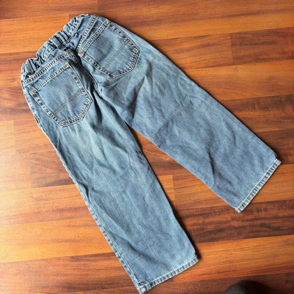 Kids‎ Loose Fit Lennon Jeans Size 8 Denim Adjustable Waist Y2K skater carpenter